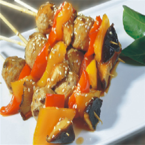 松珍牌大香菇贡丸 5斤台湾冷冻酒店餐厅食材 速冻佛家斋菜食品