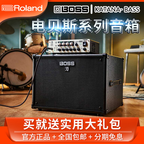 Roland罗兰BOSS贝斯音箱Katana 110/210箱头500箱体112电贝司音响