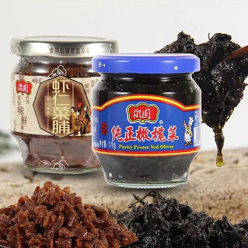 潮园橄榄菜虾仁菜脯正宗潮汕腌菜酱菜萝卜干下饭菜拌饭配粥170g,零食/坚果/特产,其它,淘宝优惠券,粉丝福利购,淘宝优惠卷