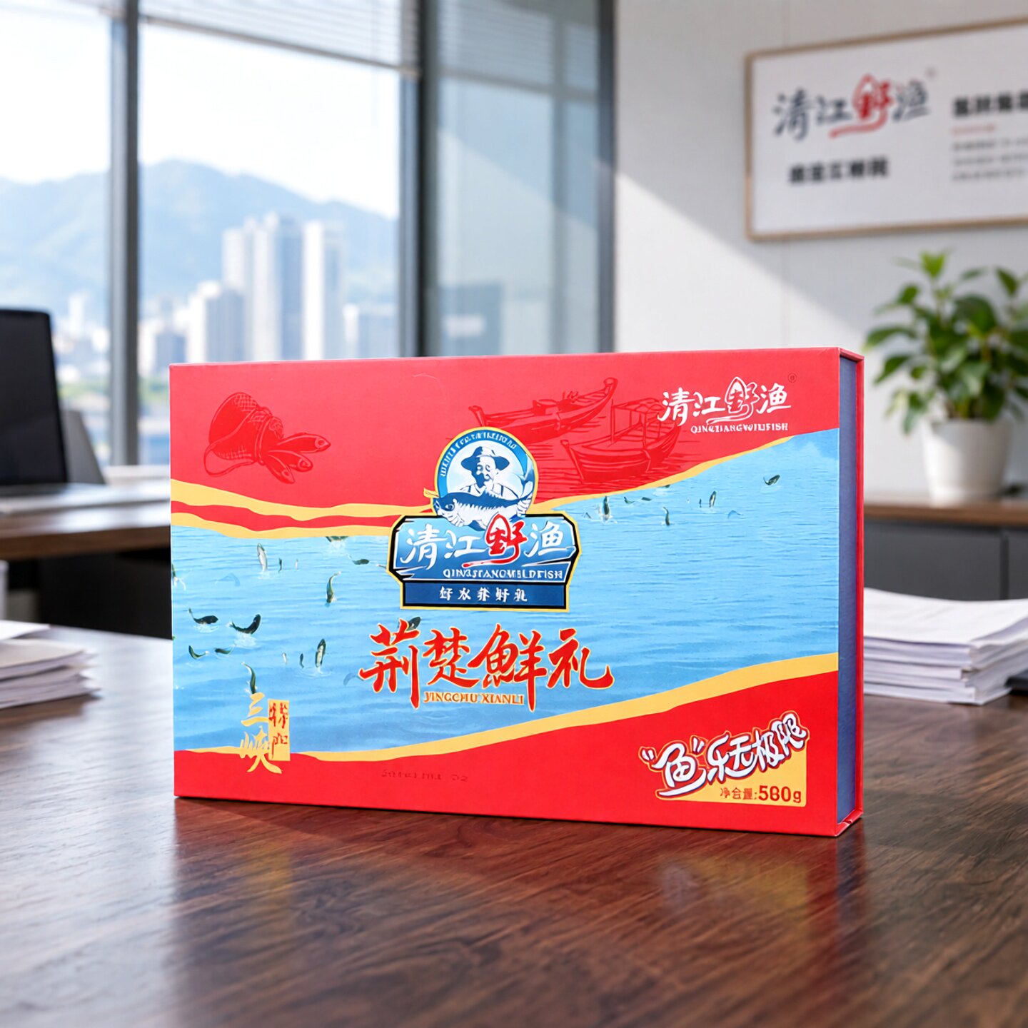 土老憨清江野渔480g礼盒580g荆楚鲜礼鱼仔鱼干湖北三峡宜昌特产