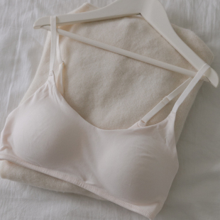 sirao 文胸女 内衣女小胸聚拢无痕美背肩带莫代尔蚕丝无钢圈抹胸式