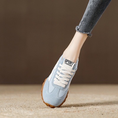 西班牙小众品牌ONGYSL软底显脚小轻便阿甘鞋女厚底增高休闲鞋女鞋