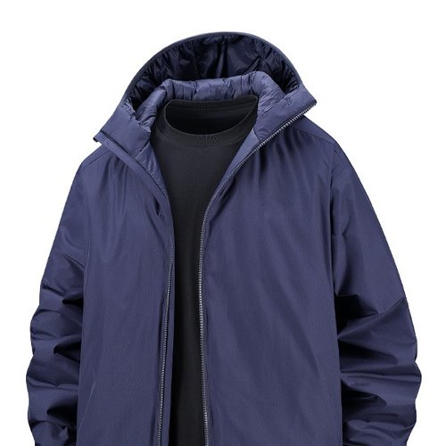 Mostarsea~3m新雪丽棉服冬季抗湿冷连帽外套男轻量化防风保暖棉衣
