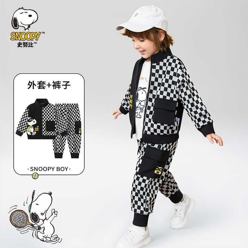 亲肤柔软有型纯棉史努比童装帅气