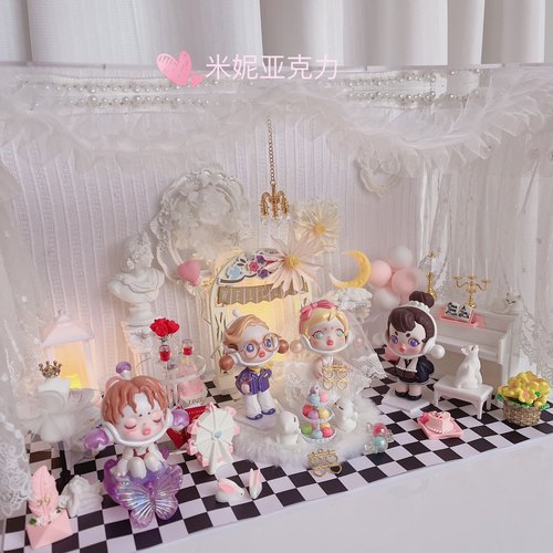 结婚场景布置盲盒diy造景泡玛特