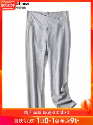 Happy House pregnant women pants summer 2021 new low waist thin six points pregnant women pants wear slim shorts