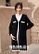 HAPPY HOUSE V-NECK SMALL FRAGRANCE MATERNITY SWEATER DRESS FASHION MATERNITY AUTUMN WINTER SWEATER MIDI DRESS TOP