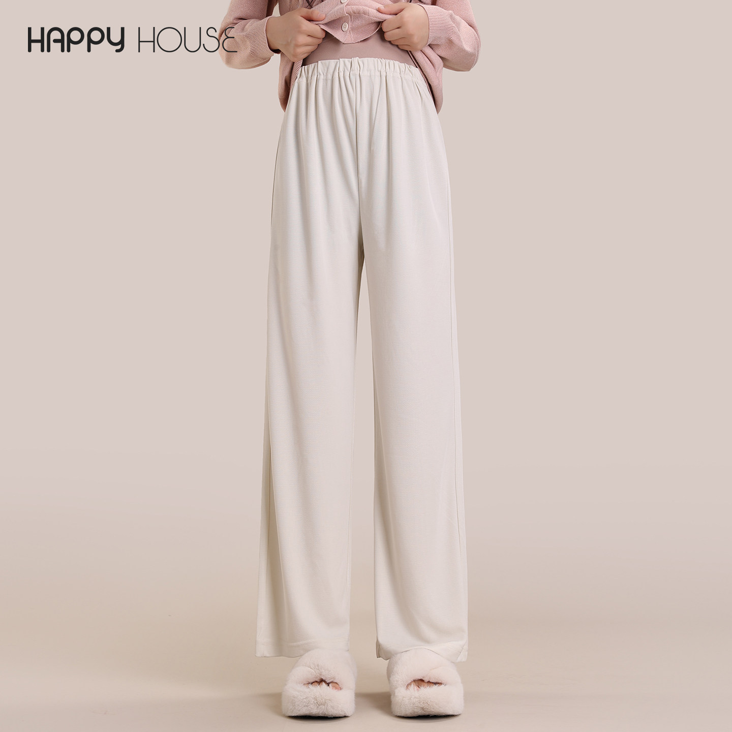 快乐屋裸感孕妇阔腿裤2026新款时尚长裤秋装孕妇裤无托腹外穿裤子,孕妇装/孕产妇用品/营养,孕妇休闲裤,淘宝优惠券,粉丝福利购,淘宝优惠卷