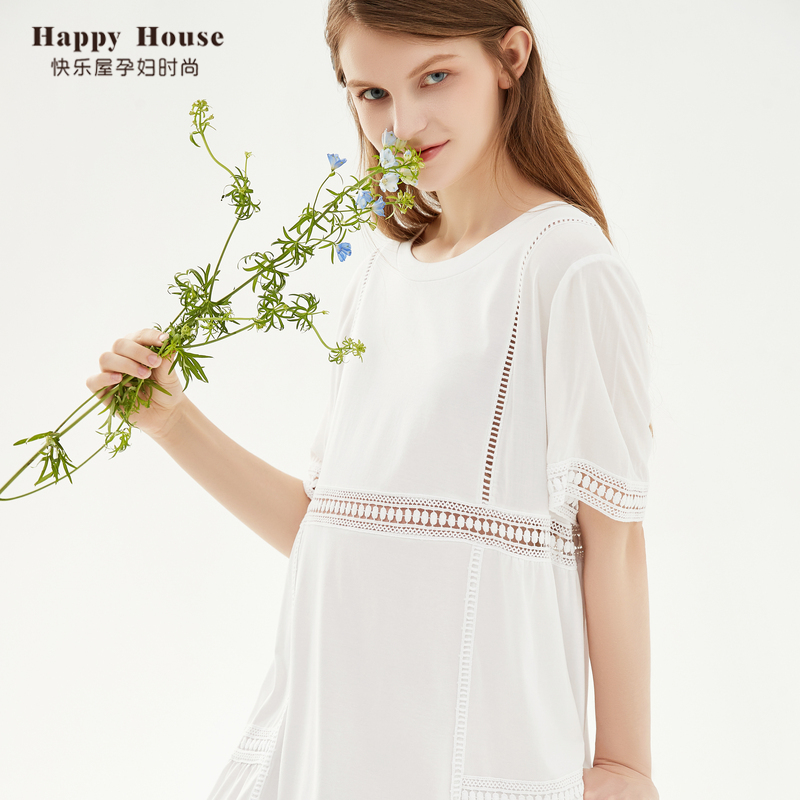 快樂屋蕾絲花邊新款時尚連衣裙