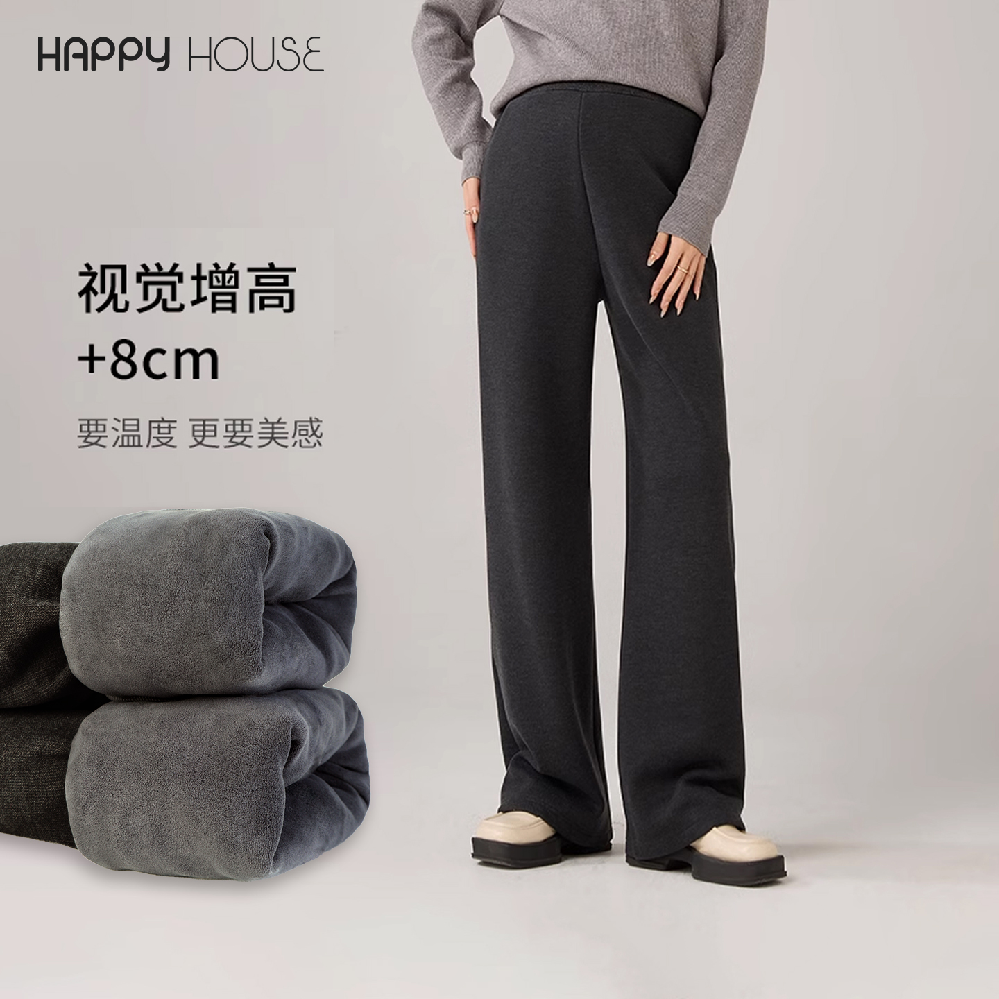 灰色2025新款加厚外穿孕妇冬季