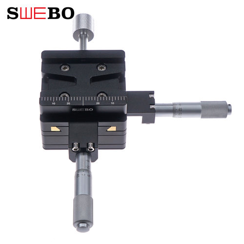 SWEBO HM2-C 千分尺微调中心型两轴云台 精度0.01毫米