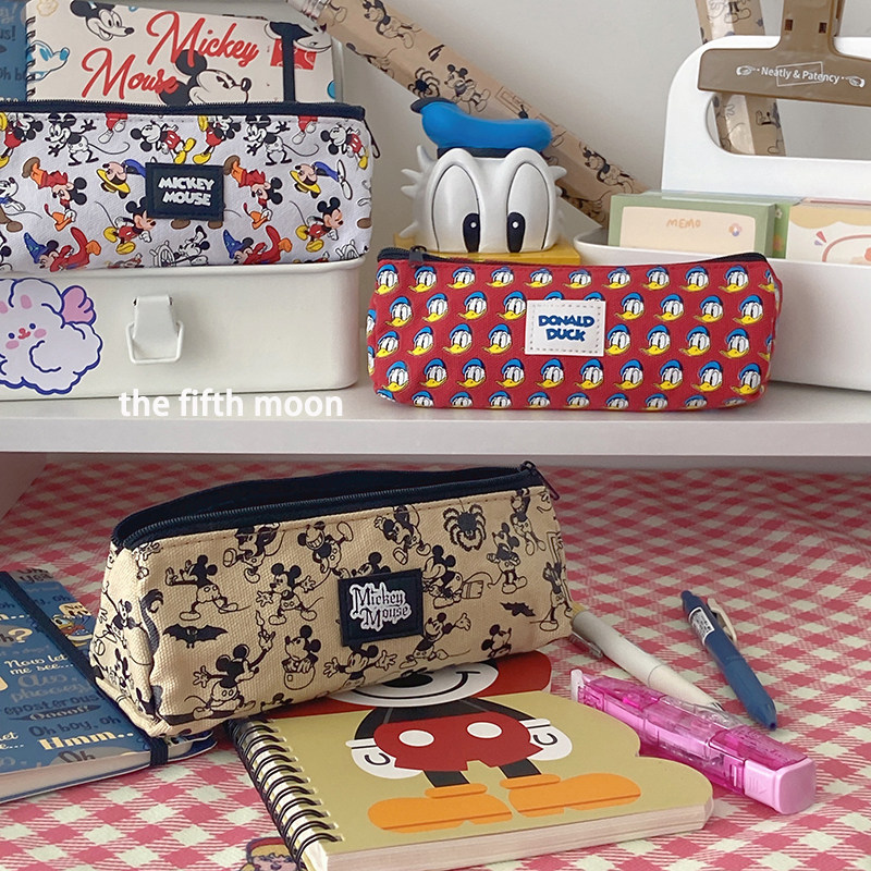 thefifthmoon可爱卡通唐老鸭米奇初高中学生创意收纳笔袋文具袋,文具电教/文化用品/商务用品,笔袋,淘宝优惠券,粉丝福利购,淘宝优惠卷