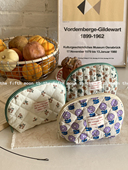 thefifthmoon小众设计花花ins风绗缝化妆包收纳包洗漱包