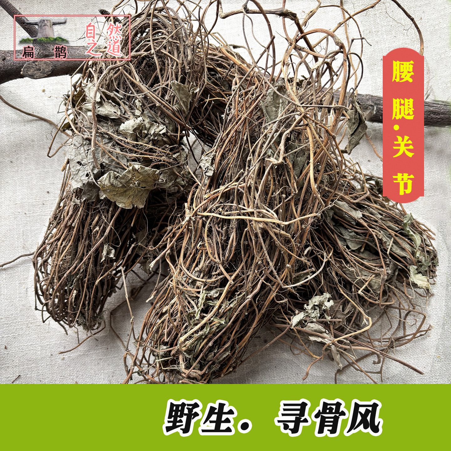 野生雄骨风清骨风冷寻骨风100克猫耳朵地丁香湿寒有艾叶 包邮