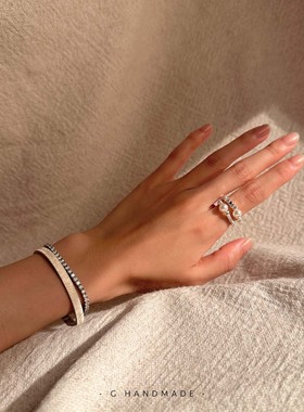 布契拉提925纯银拉丝手镯