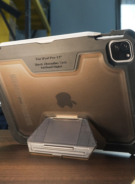 肥熊EDC战术防摔适用iPad  Air 11/13寸 M3 M4平板电脑iPad Air6 Air7 2024/2025款保护套外壳防弯外套保护壳