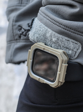 肥熊适用苹果手表Apple Watch7/8/9 Series S9代 S7 S8保护套41/45mm战术防摔套iWatch外壳军事风格保护套