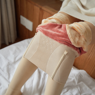 光腿神器鱼骨高腰收腹一体肉色打底裤 女加绒加厚外穿2025秋冬新款