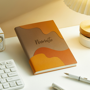 笔记本本子网格手账空白本摘抄工作记事本本子高颜值横线本成人日记本女生创意加厚文艺定制 考研读书简约