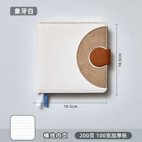 Mini pocket notebook, business office work portable notepad, travel check-in blank stamp collection notebook, thick grid diary for college students' postgraduate entrance examination study thumbnail 4