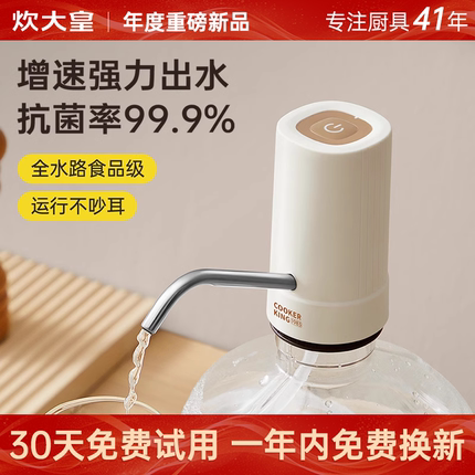 炊大皇桶装水抽水器电动饮水机矿泉纯净水取水器自动上水吸压水泵