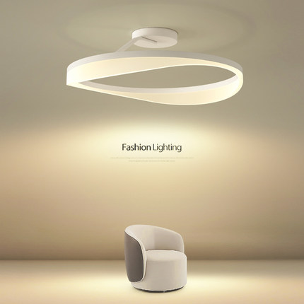 照明led现代简约护眼房间主卧室2025新款艺术餐厅吸顶灯中山灯具