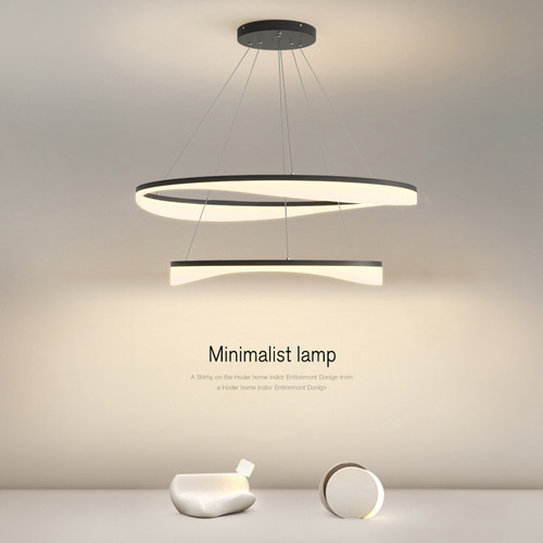 全光谱吧台护眼大厅灯设计师吊灯