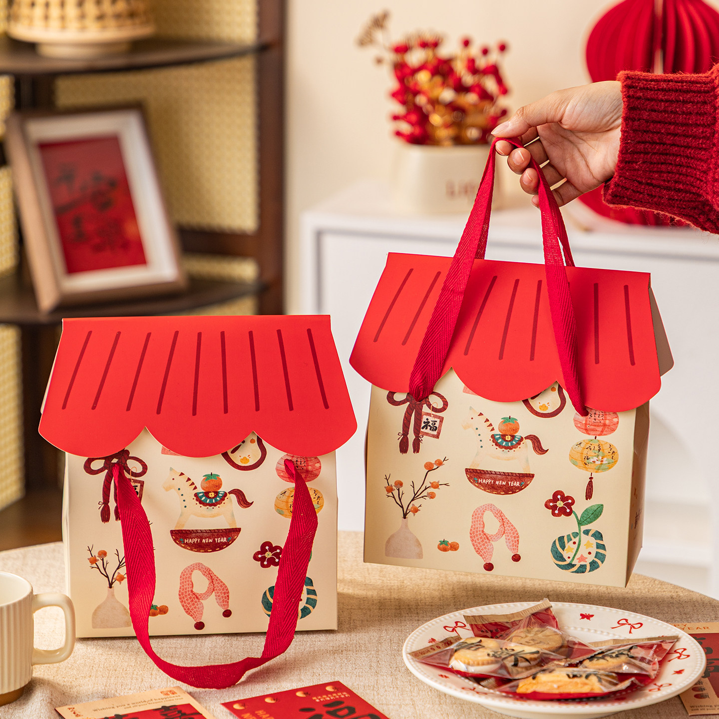 2026新年饼干糖果包装盒年货礼盒