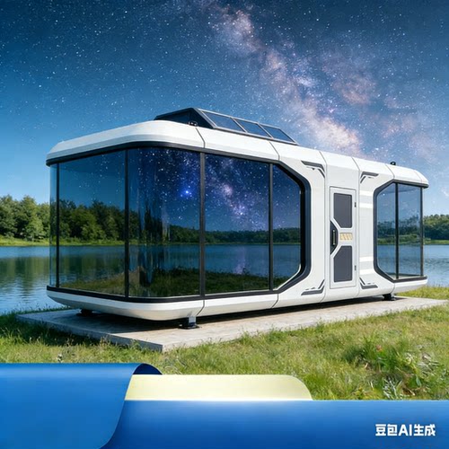 景区太空舱民宿移动房 拎包入住带阳台 文旅项目网红接待度假屋