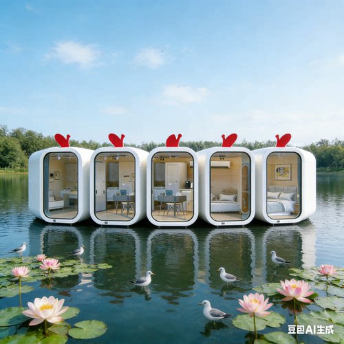 苹果舱移动房太空舱活动房民宿旅游景区酒店别墅智能网红可定制