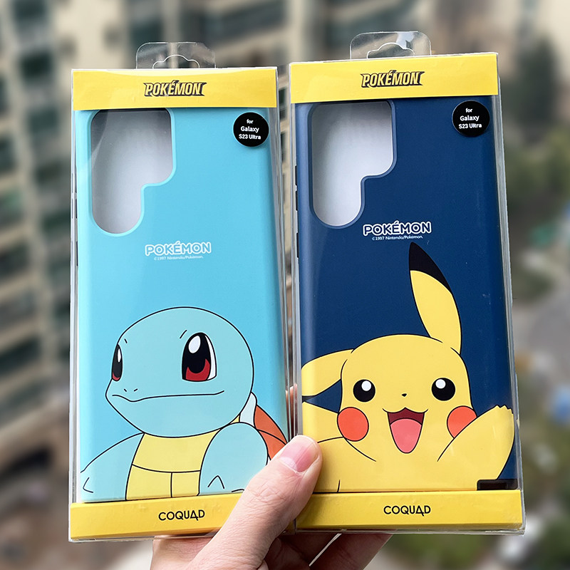韩国宝可梦皮卡丘适用三星s25ultra手机壳卡通s24 ultra硅胶防摔S23+保护套双层全包情侣款