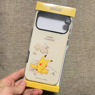 韩国正版 宝可梦皮卡丘iPhone17Promax手机壳双层苹果16Pro保护套