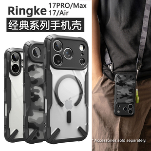 韩国Ringke防摔适用于苹果iPhone17ProMax手机壳迷彩透明Air保护壳magsafe磁吸商务简约17Pro外壳高级感
