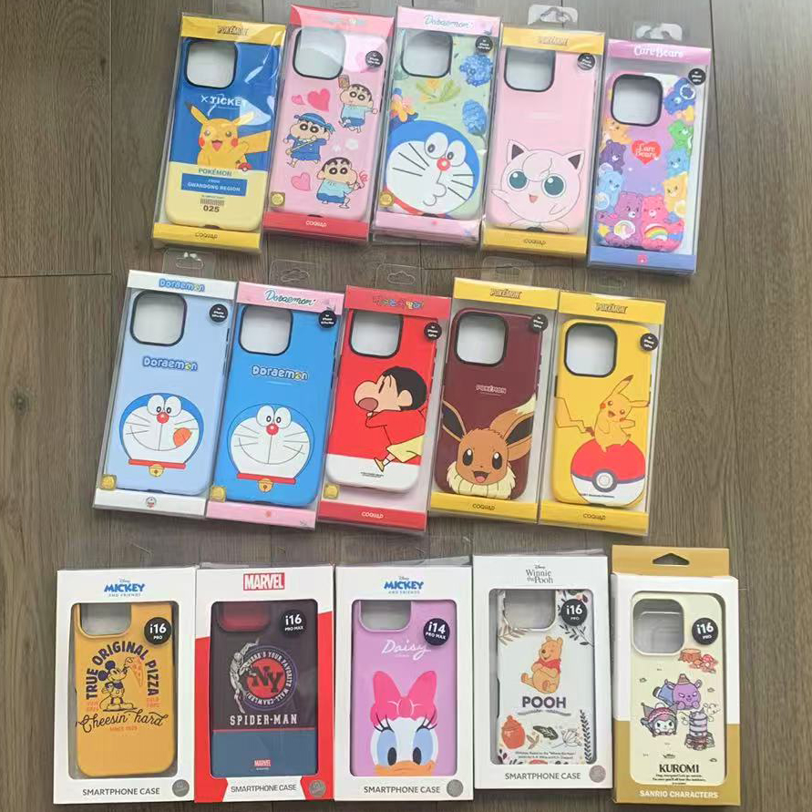 皮卡丘蜡笔小新哆啦A梦手机壳