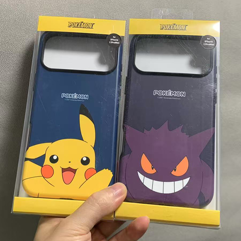 韩国宝可梦皮卡丘iphone17promax手机壳卡通可爱适用苹果16保护套15pro防摔情侣新款14外壳全包男女潮