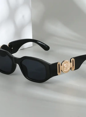 墨镜女款2025新款欧美复古街拍凹造型防紫外线太阳眼镜露丝同款