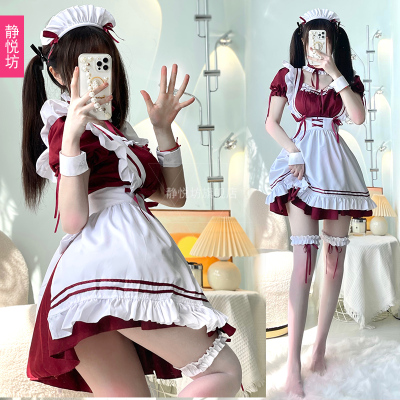 taobao agent Sexy coffee dress, Lolita style, cosplay