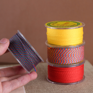 1MM手搓棉线文玩绳无弹力耐磨编织串珠线佛珠星月菩提子专用线绳