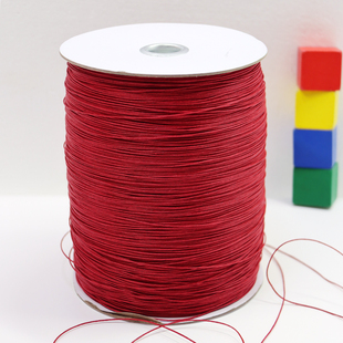 4*1细亚麻棉蜡线 红色上蜡0.8毫米粗 棉亚麻 吊牌线 装饰 手工DIY