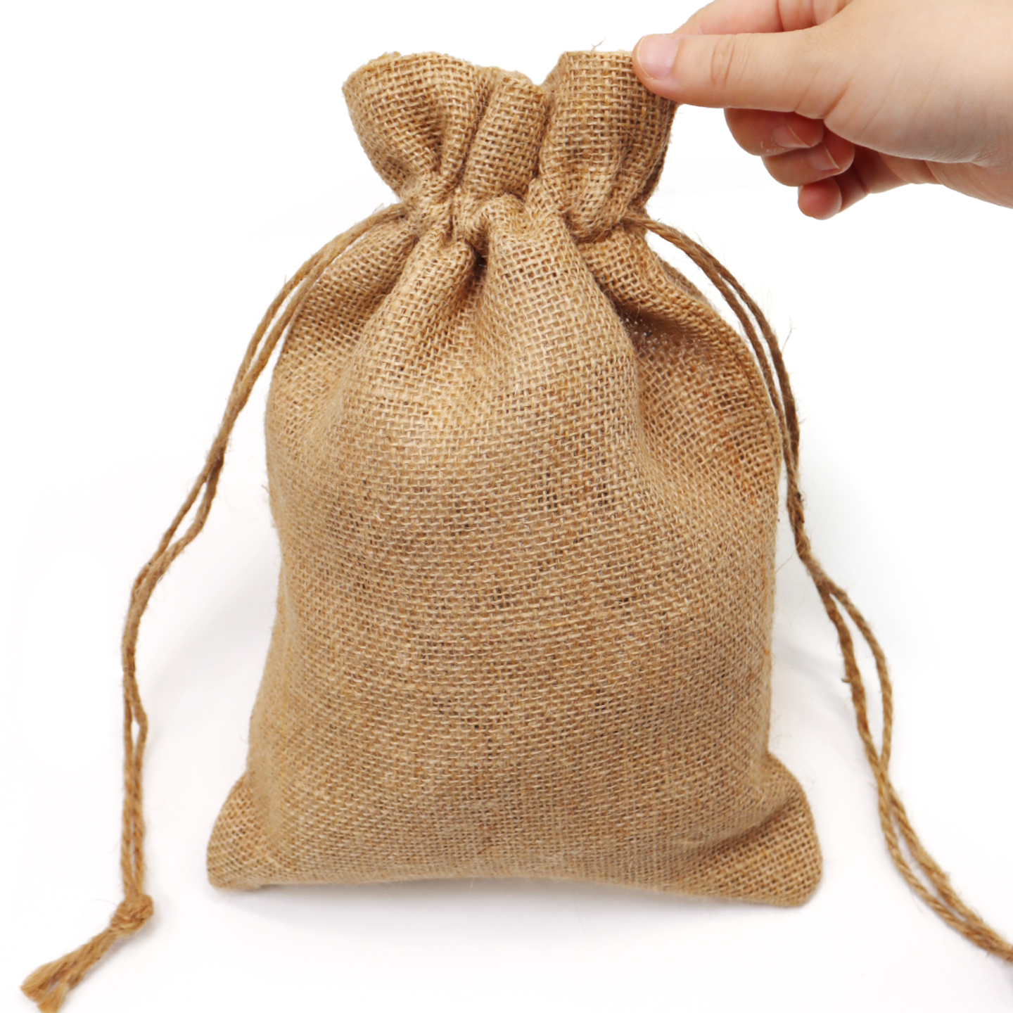 麻布袋收口袋黄麻束口袋