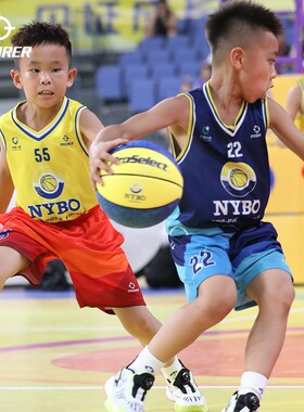 准者儿童篮球服数码印训练营比赛训练学生队服NYBO同款青少年球服