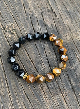 pohier原创小众设计男轻奢黑玛瑙