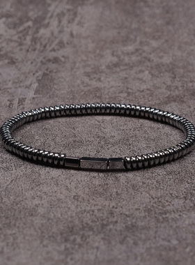 pohier宝喜儿天然石情侣手链