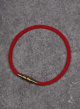 pohier情侣本命年转运红色手绳