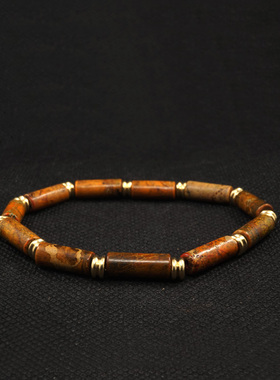 pohier原创英伦复古帝王石黄铜