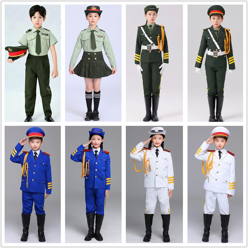 儿童升旗手服装国旗班仪仗队服