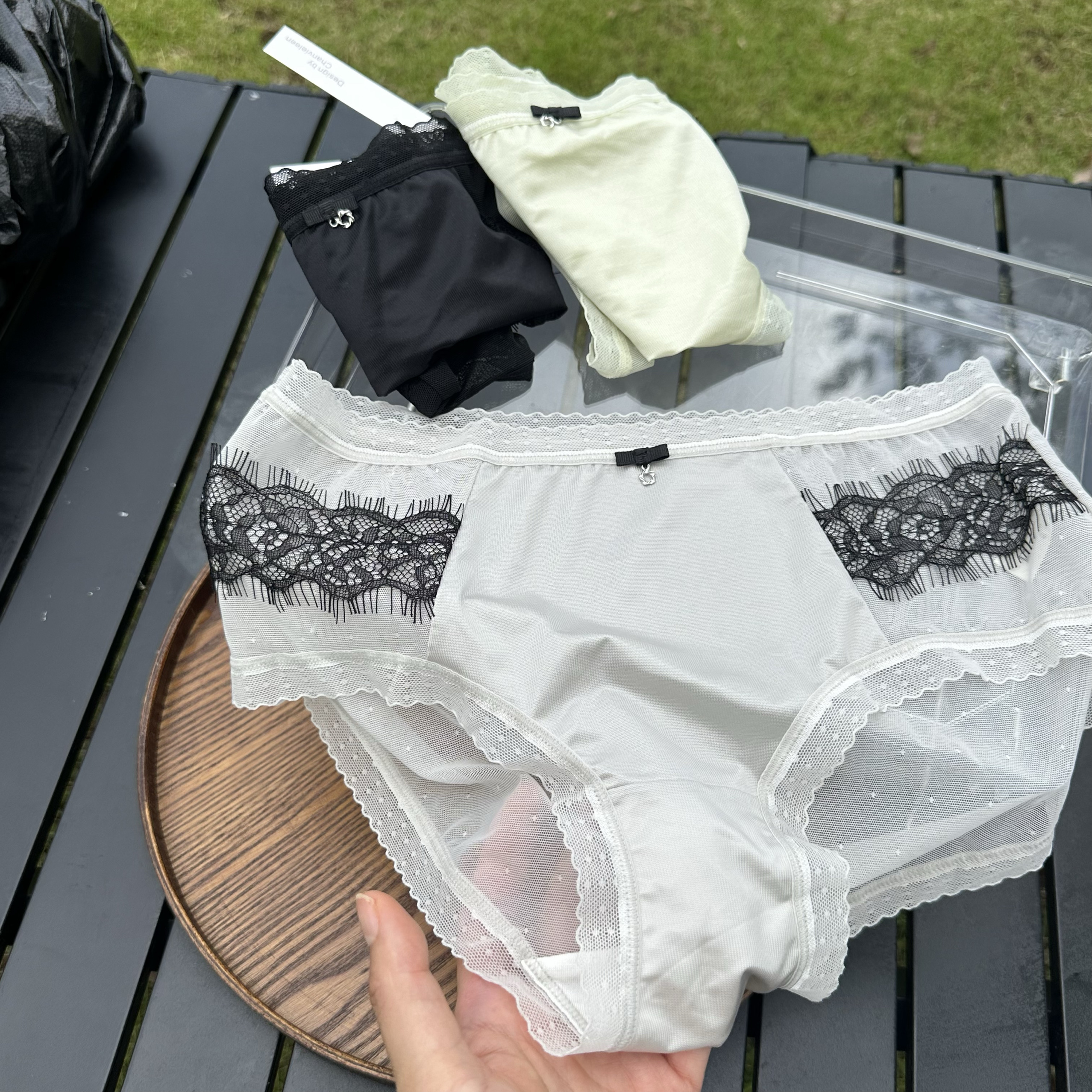 法式女生性感純欲風(fēng)蕾絲女士?jī)?nèi)褲透氣舒適2025年夏季
