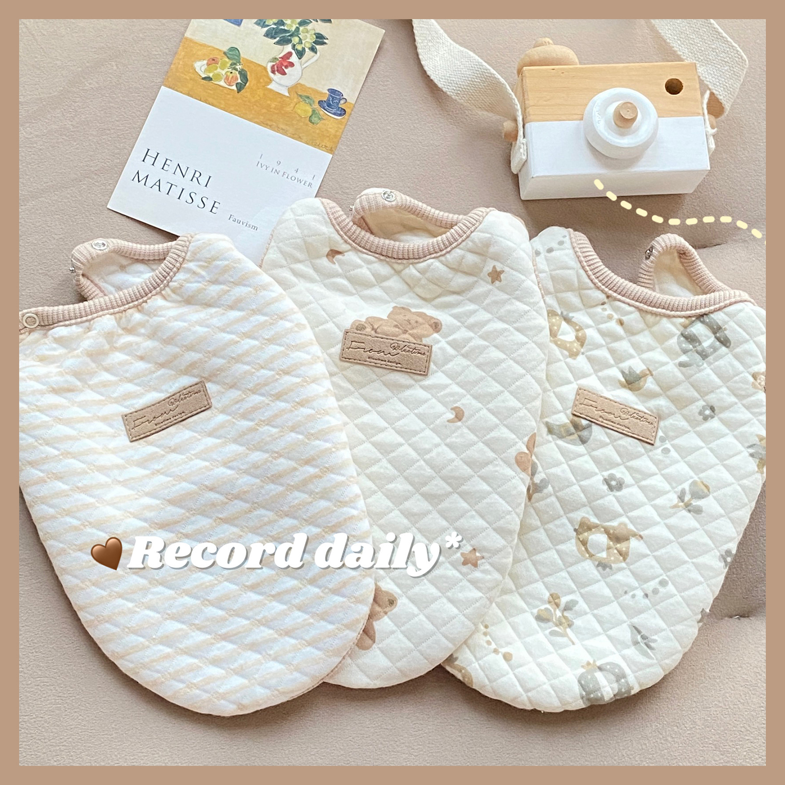 BLUETIME猫狗夹棉居家背心INS风