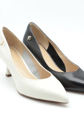 富贵鸟女鞋2022春秋新款细跟高跟鞋牛皮女单鞋工作鞋F200091C