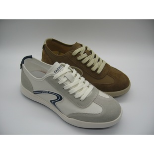 系带真皮休闲鞋 时尚 2026春秋新款 小白鞋 Y63A305 男鞋 富贵鸟男鞋